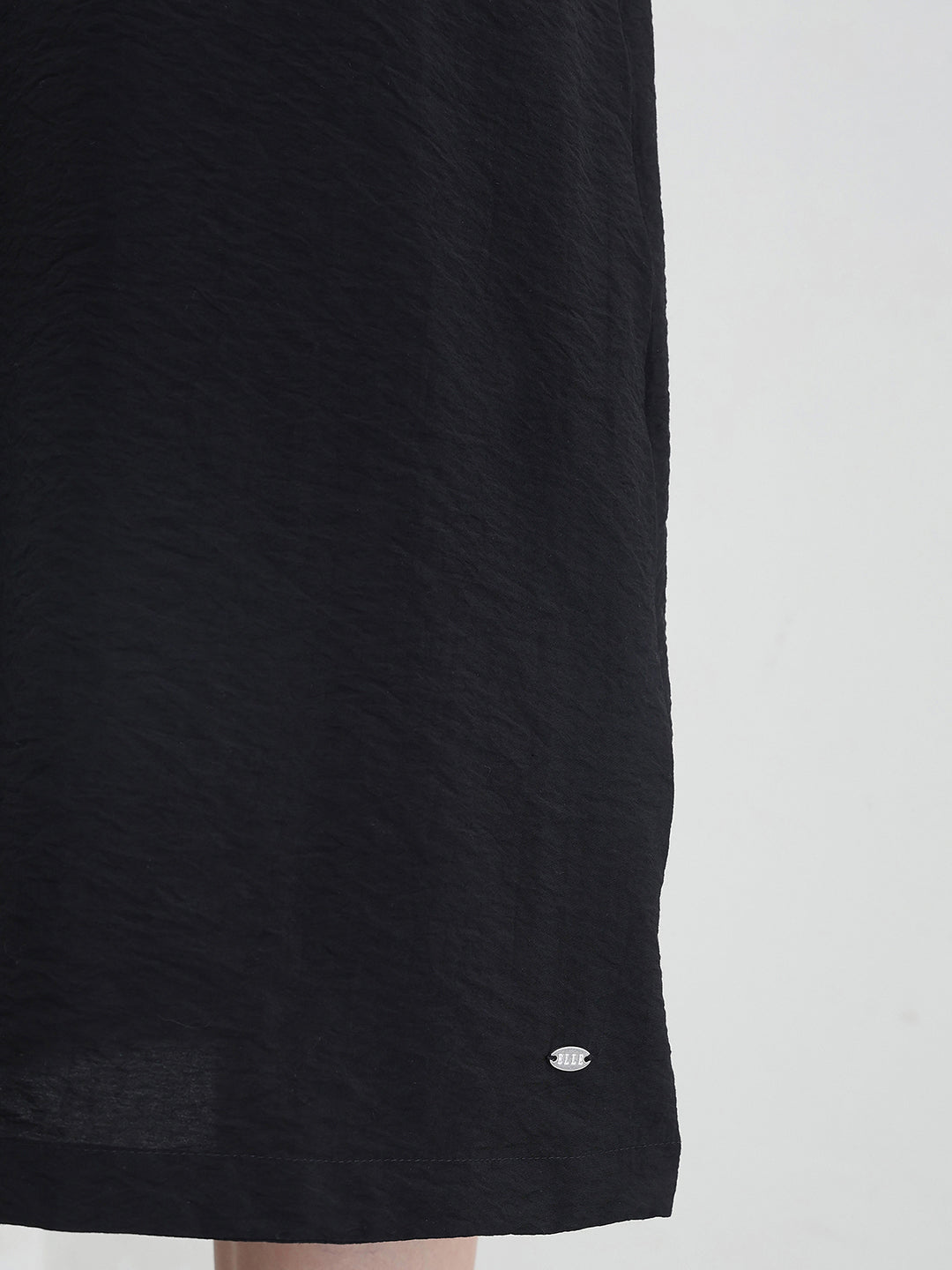 ELLE Women Black Solid Dress