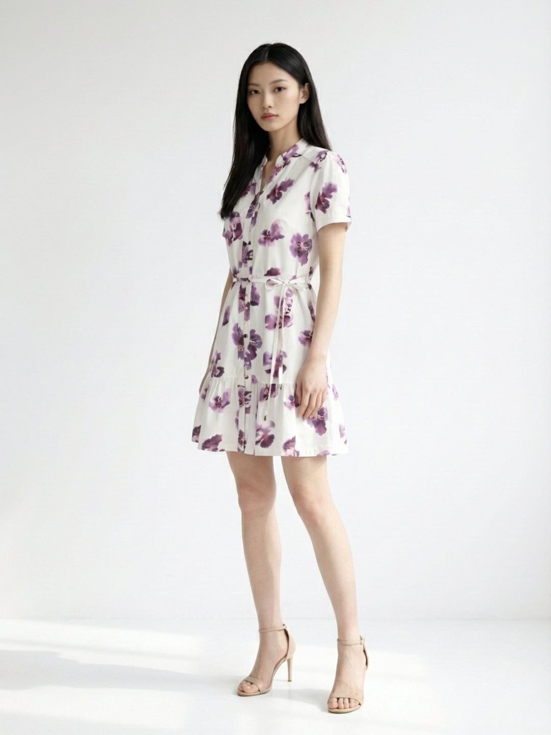 Elle Women Multi Printed Flared Fit Dress