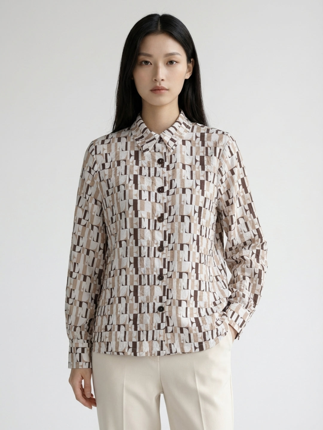 Elle Women Multi Printed Regular Fit Shirt