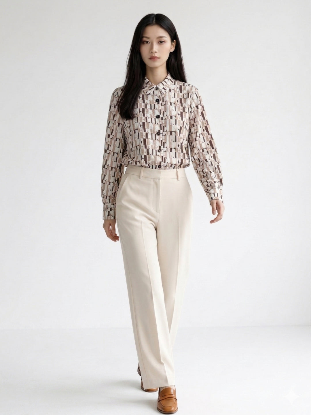 Elle Women Multi Printed Regular Fit Shirt