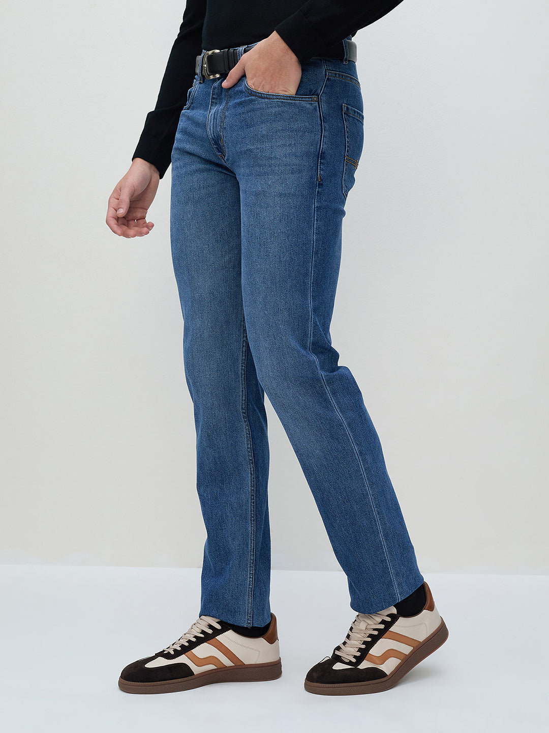 ICONIC Men Blue Regular Fit Jeans