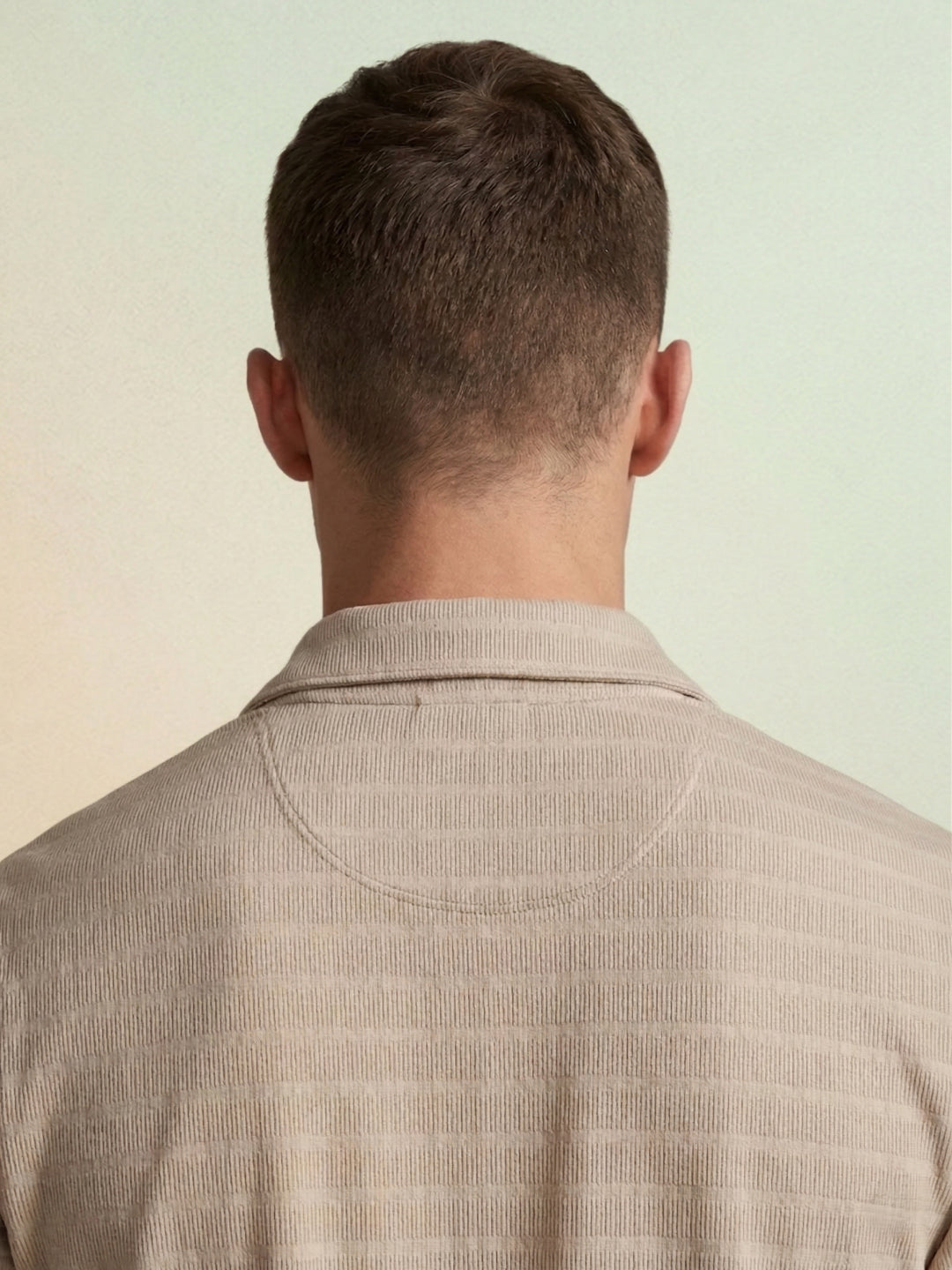 Iconic Men Brown Striped Resort Fit Shirt