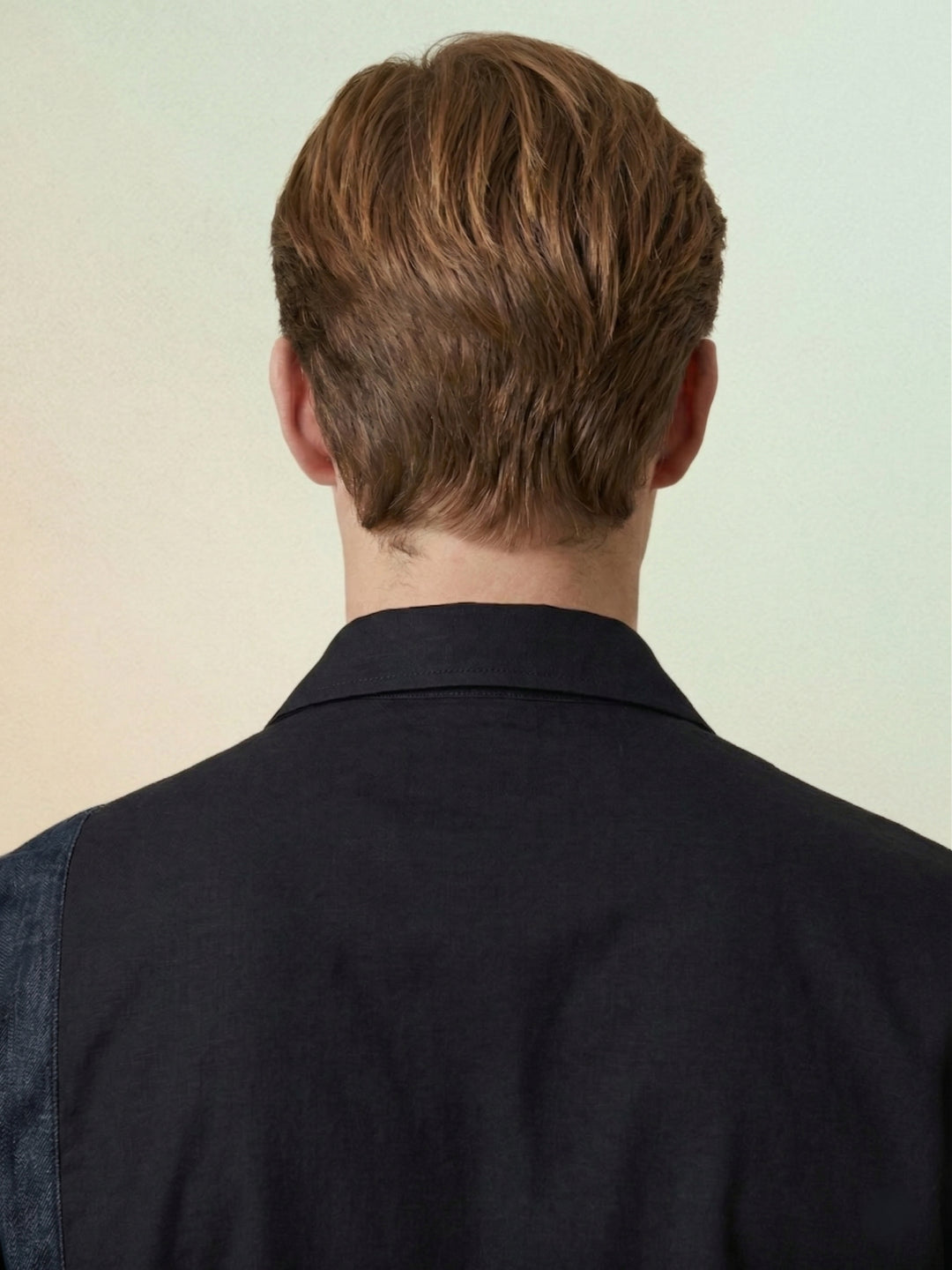 Iconic Men Black Colorblocked Shirt