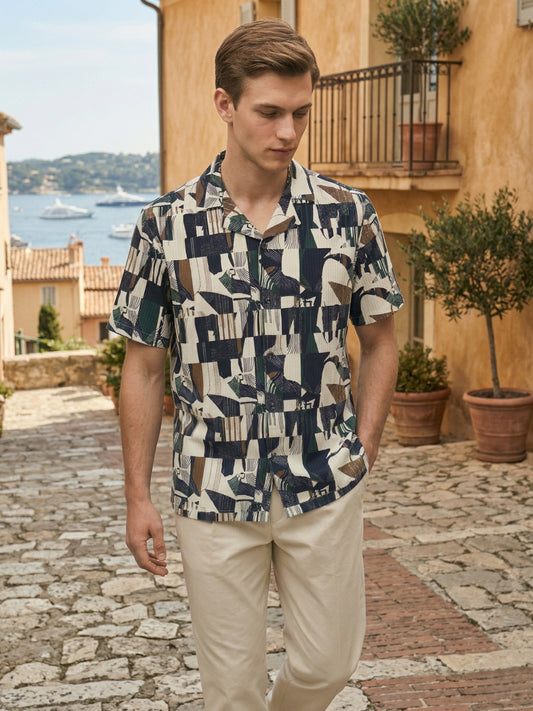 Iconic Men Multicolour Printed Shirt