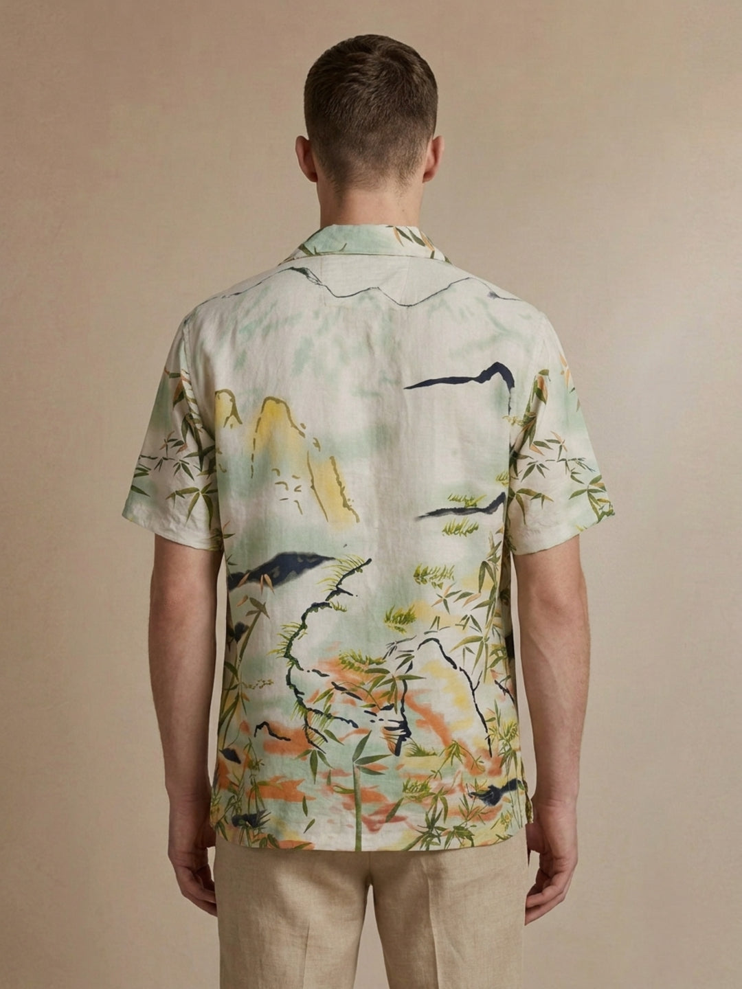 Iconic Men Multi Printed Resort Fit Pure Cotton Shirt