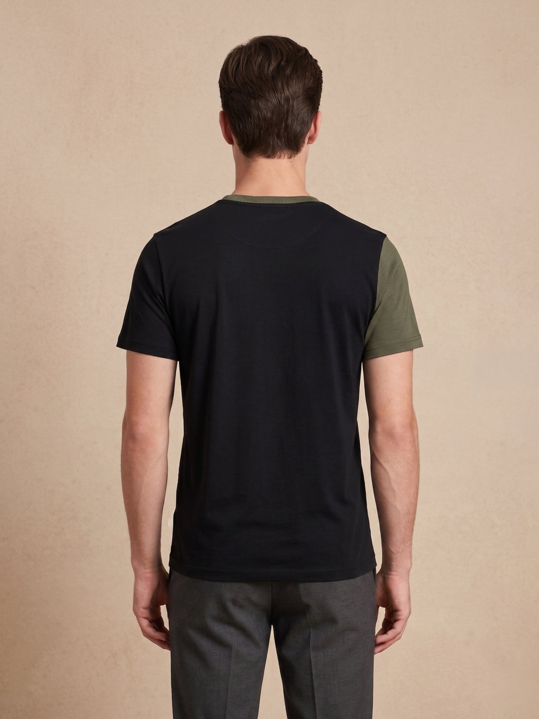Iconic Green Cotton Printed Men Tshirt