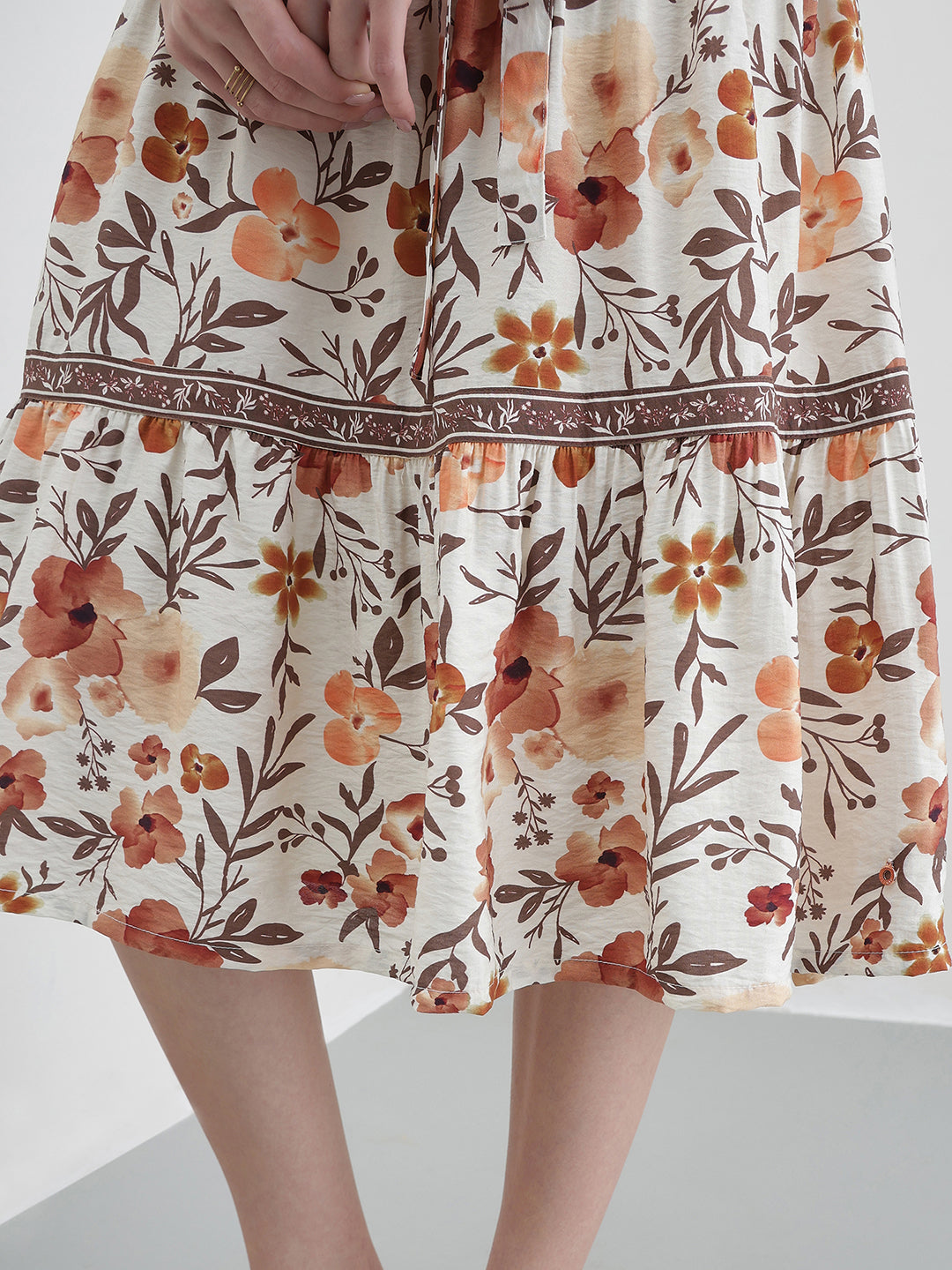 ICONIC Women Multicolor Printed Dress