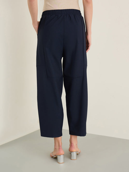 Iconic Women Navy Blue Jogger