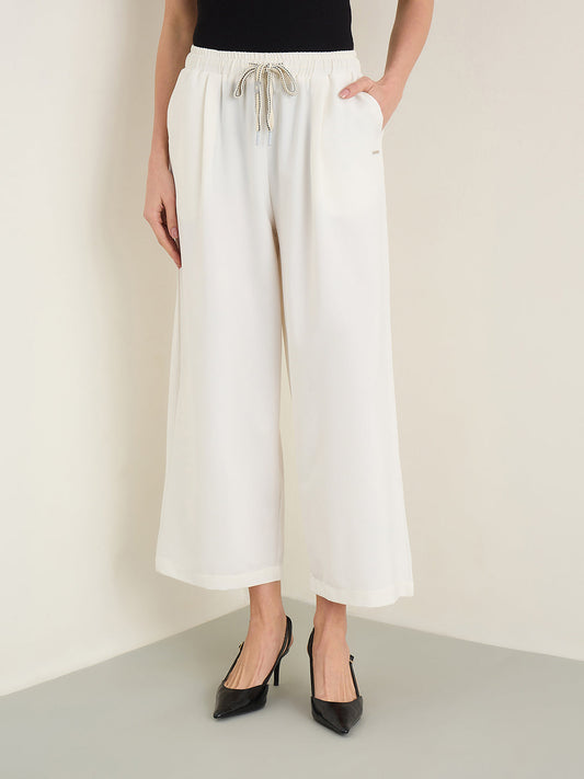 Iconic Women White Pant