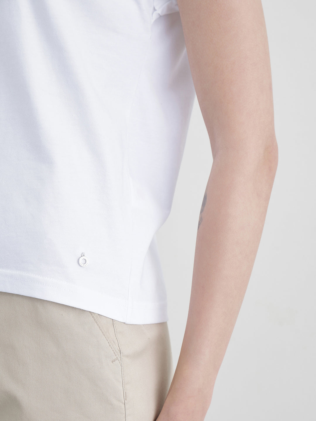 ICONIC Women White Graphic T-Shirt