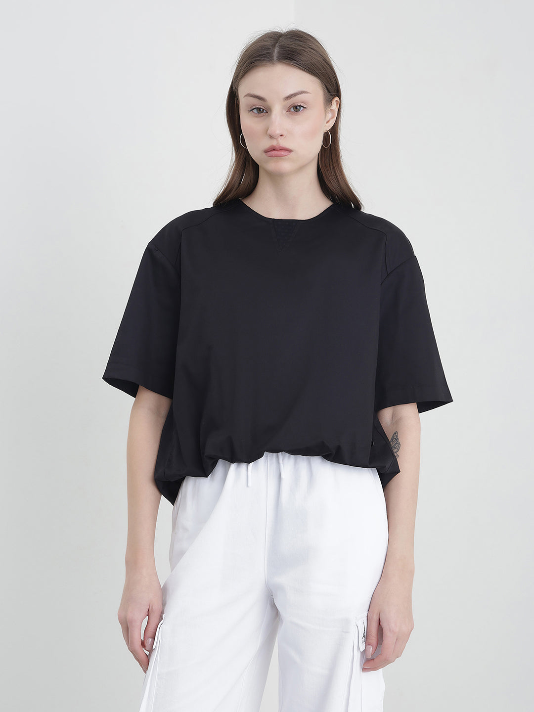 ICONIC Women Black Solid Top