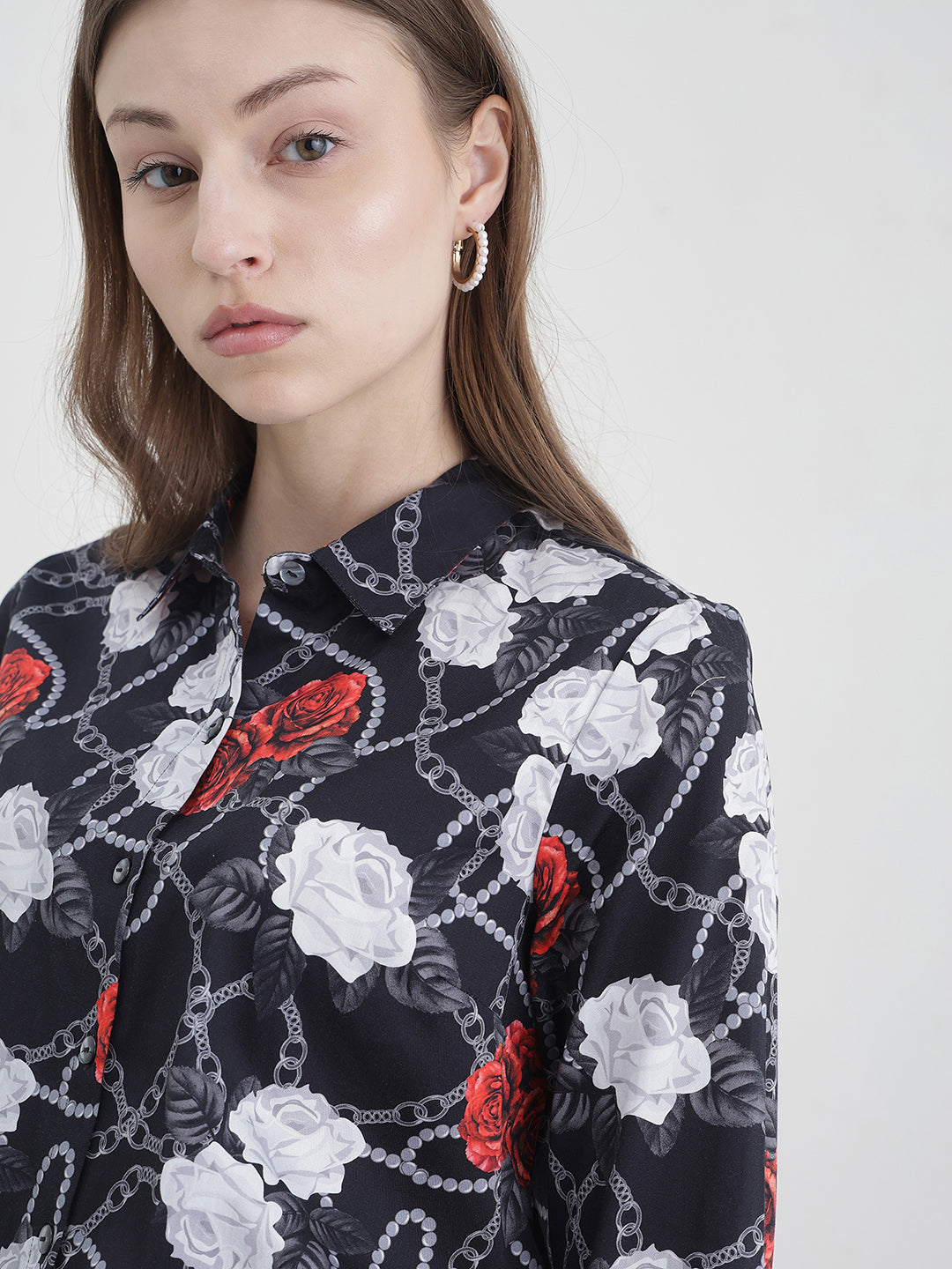 ICONIC Women Multicolor Printed Top