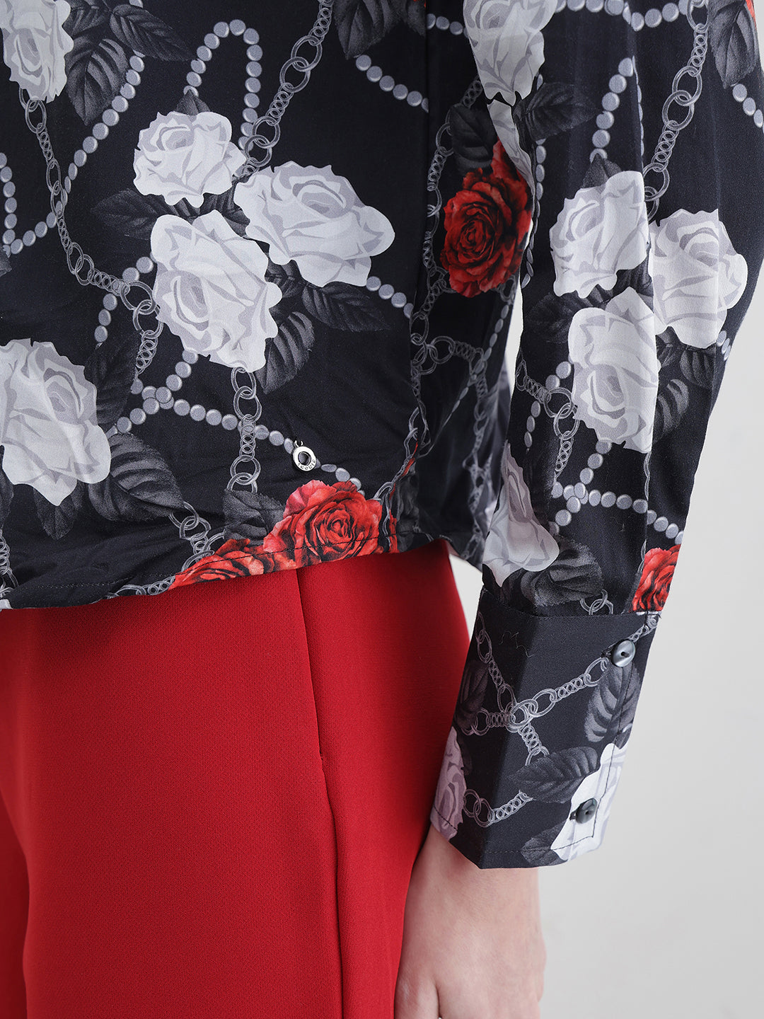 ICONIC Women Multicolor Printed Top