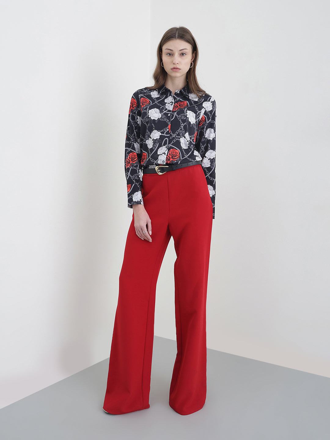 ICONIC Women Multicolor Printed Top