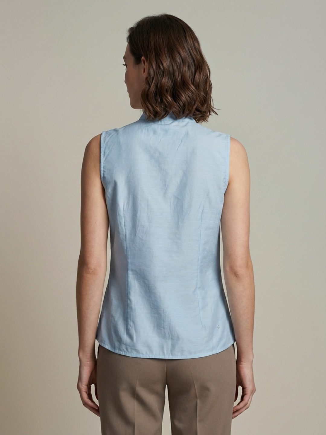 Iconic Women Blue Solid Regular Fit Top
