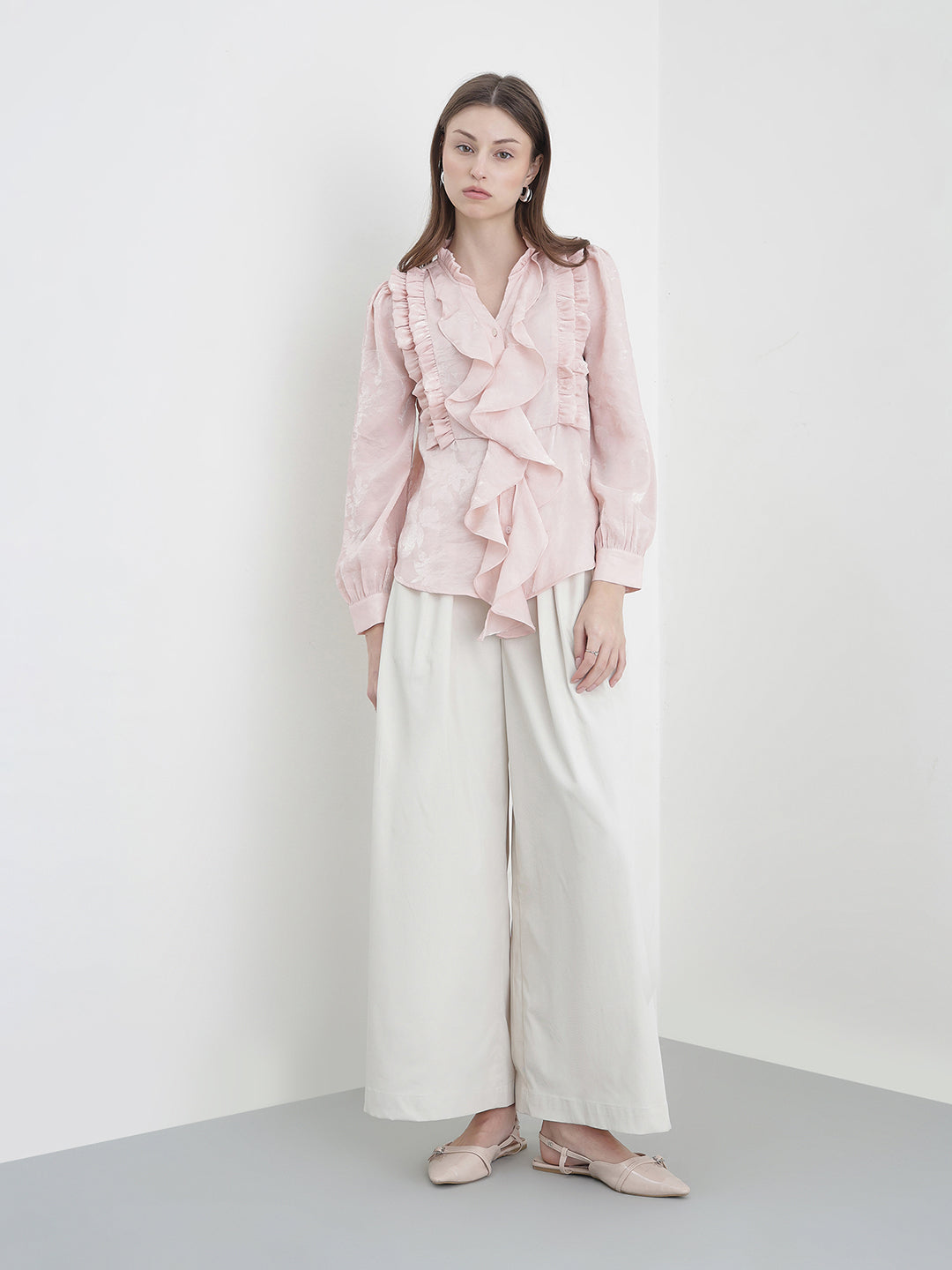 ICONIC Women Pink Solid Top