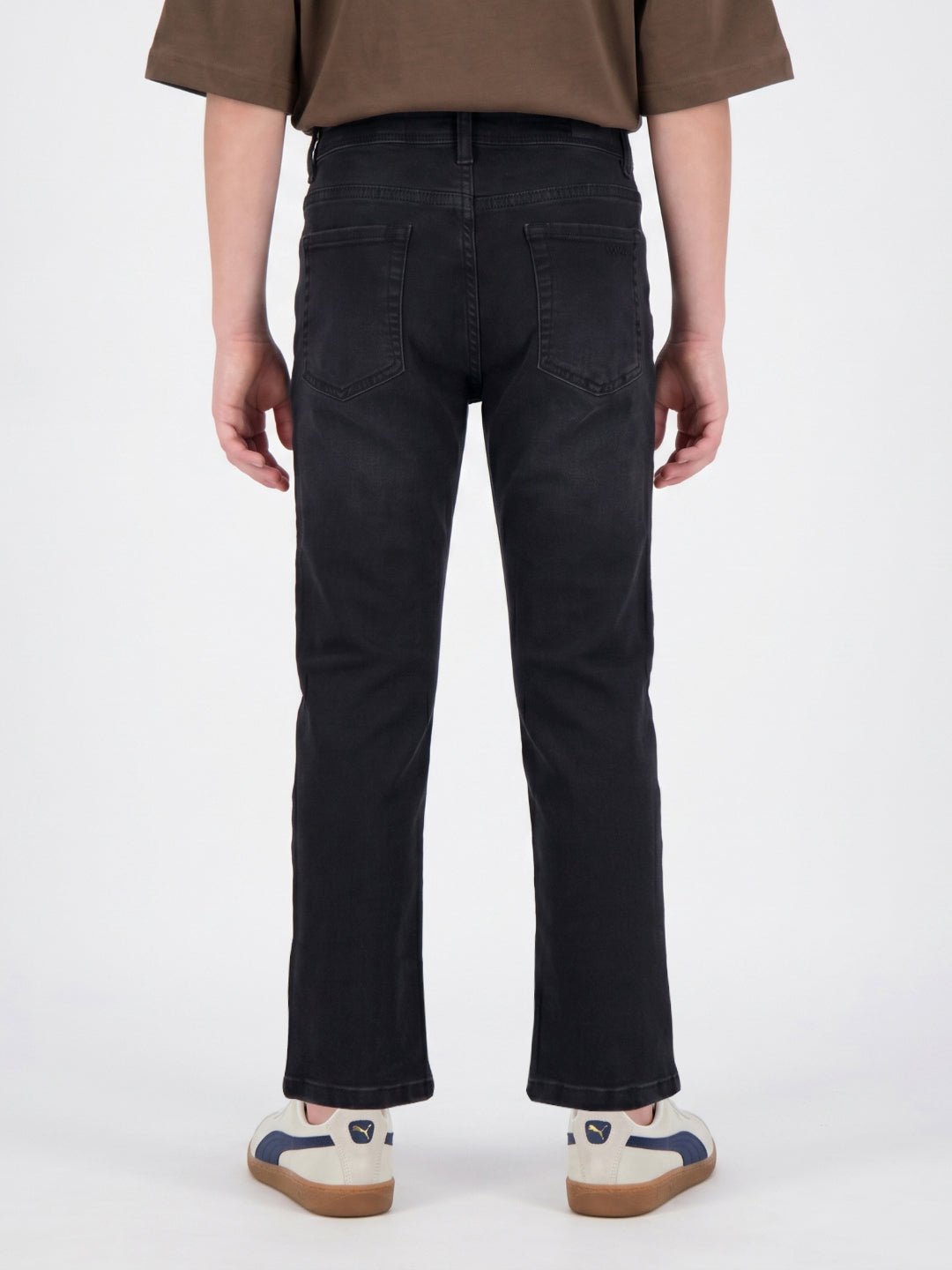 Antony Morato Black Skinny Fit Solid Boys Jeans