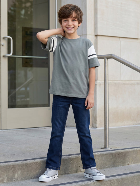 Antony Morato Blue Skinny Fit Solid Boys Jeans