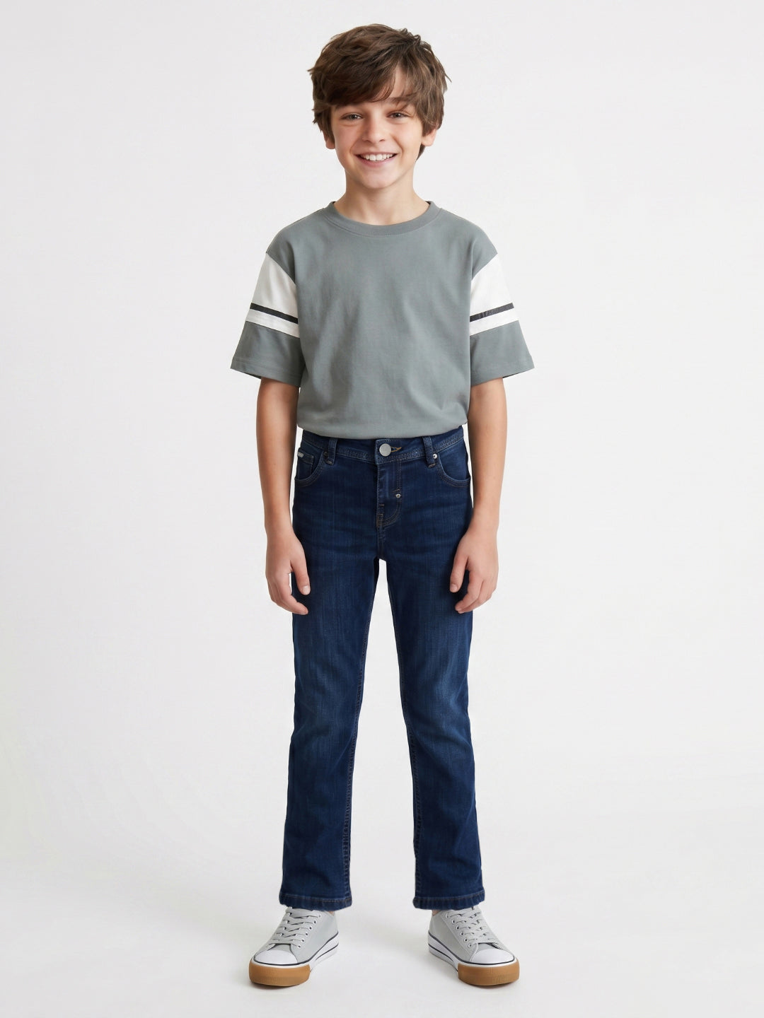 Antony Morato Blue Skinny Fit Solid Boys Jeans