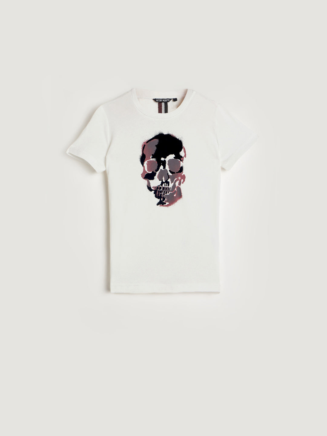 Antony Morato Boys Cream Graphic Print T Shirt