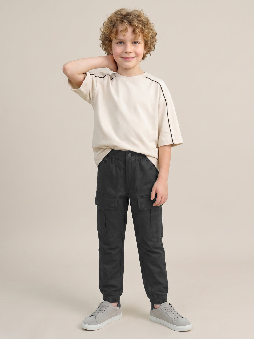 Antony Morato Green Regular Fit Solid Boys Trouser