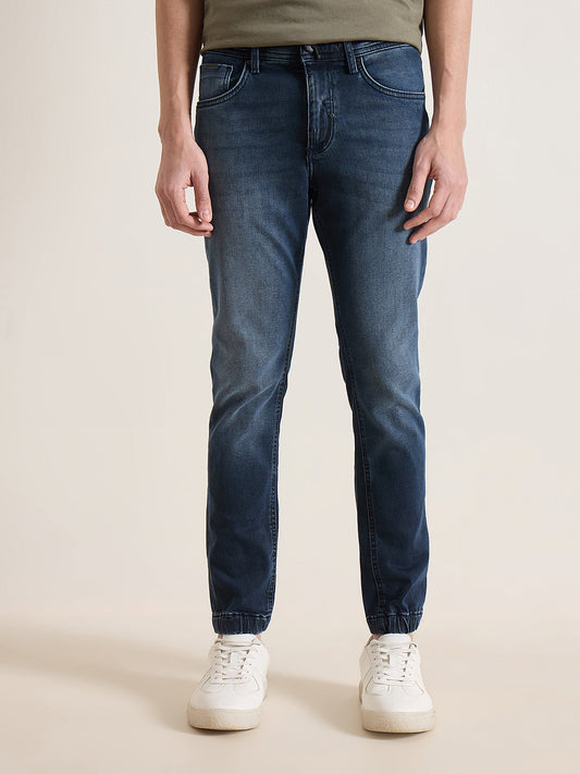 Antony Morato Men Blue Solid Skinny Fit Jeans