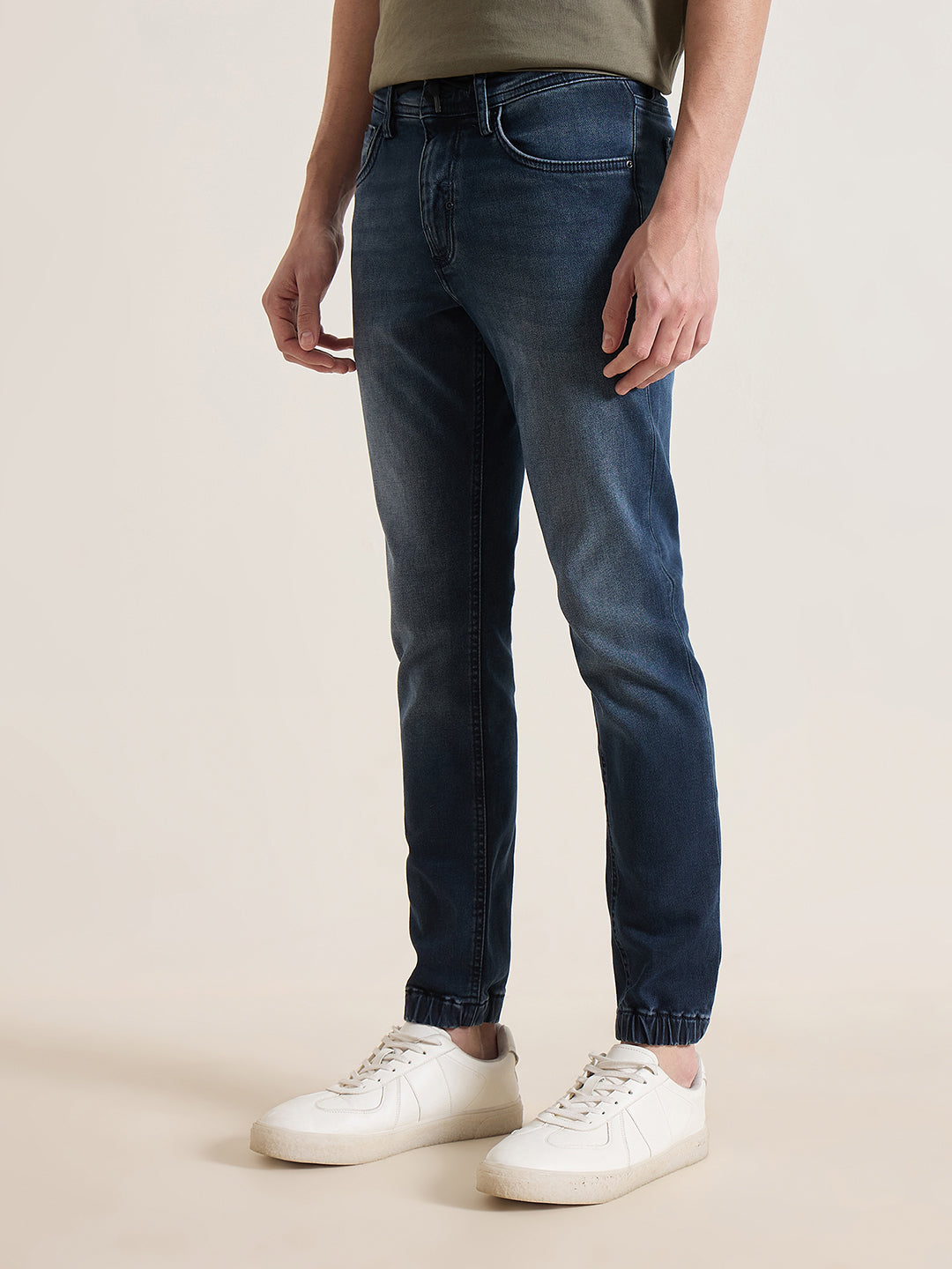 Antony Morato Men Blue Solid Skinny Fit Jeans
