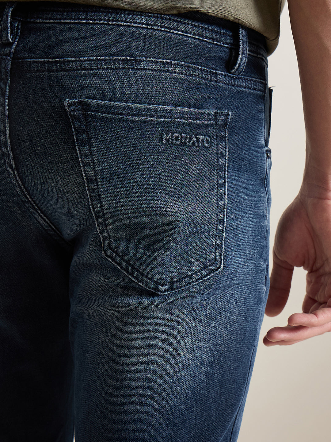 Antony Morato Men Blue Solid Skinny Fit Jeans