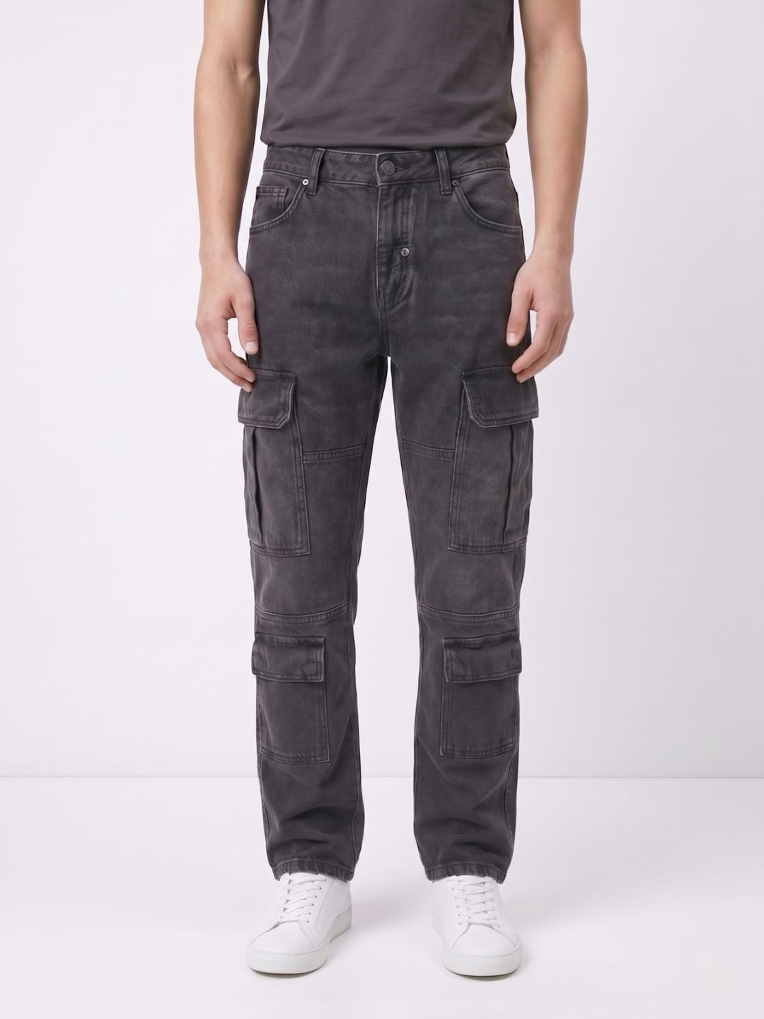 Antony Morato Black Cotton Men Slim Fit Jeans