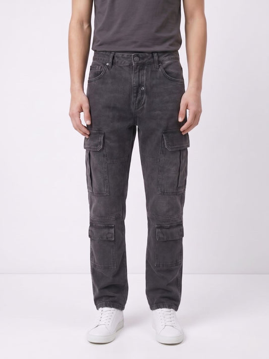 Antony Morato Black Cotton Men Slim Fit Jeans