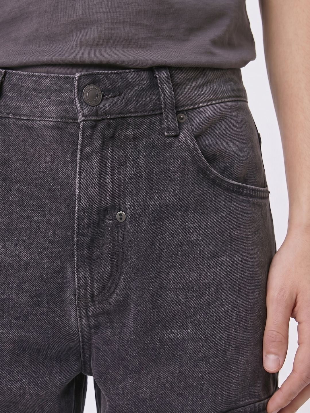 Antony Morato Black Cotton Men Slim Fit Jeans