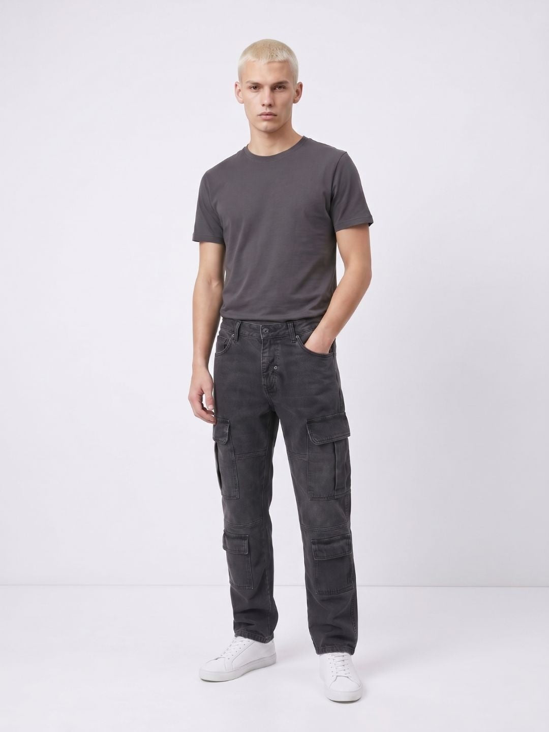 Antony Morato Black Cotton Men Slim Fit Jeans