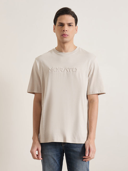 Antony Morato Men White Solid T-Shirt