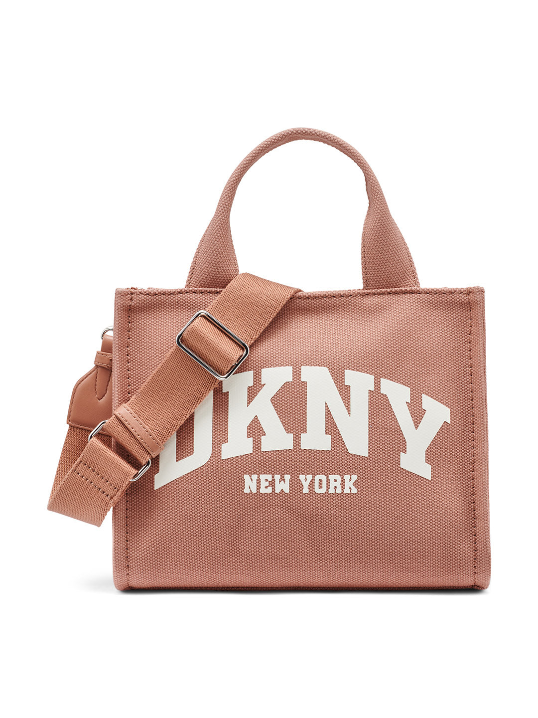 DKNY Women Brown Printed Tote