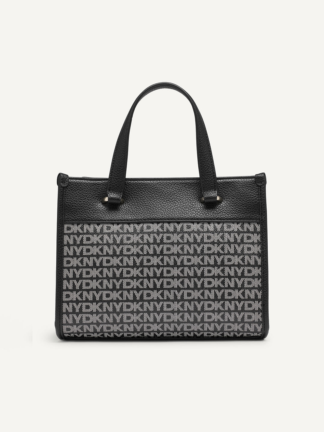 DKNY Women Black Logo Tote
