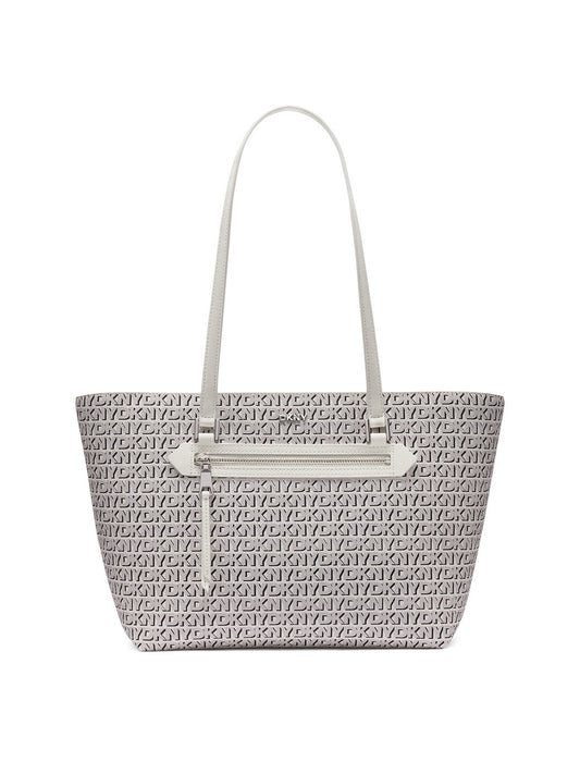 DKNY Women Grey Logo Tote