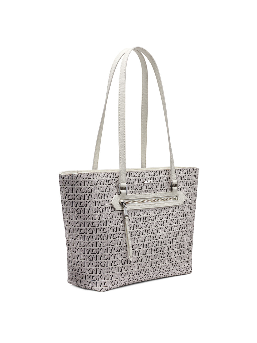 DKNY Women Grey Logo Tote