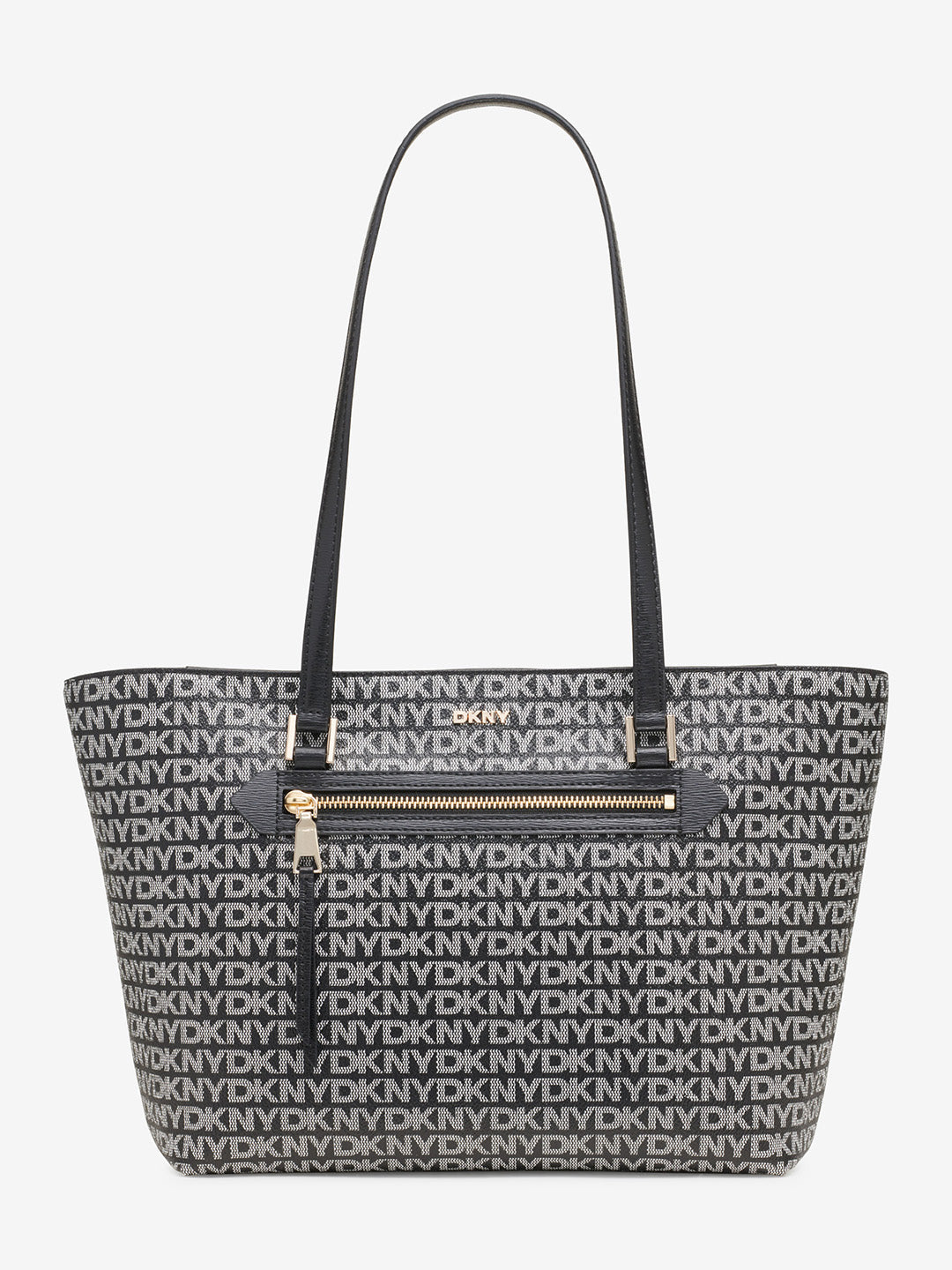 DKNY Women Black Logo Tote