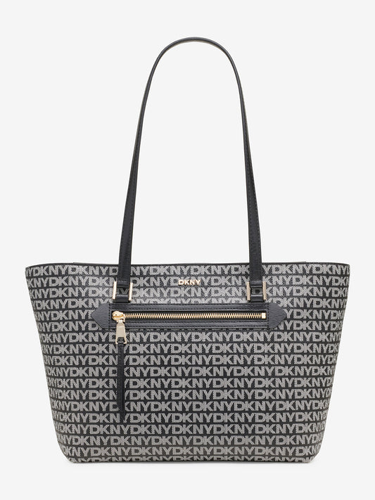 DKNY Women Black Logo Tote