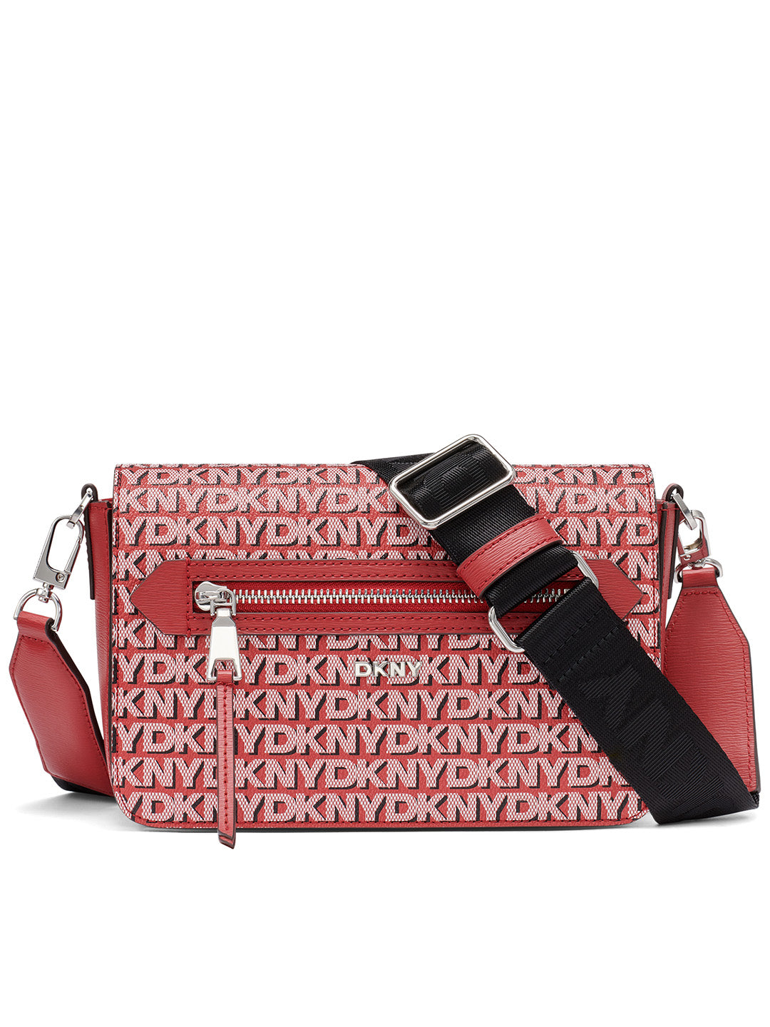 DKNY Women Red Logo Cross Body Bag