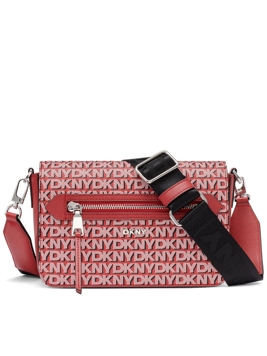 DKNY Women Red Logo Cross Body Bag