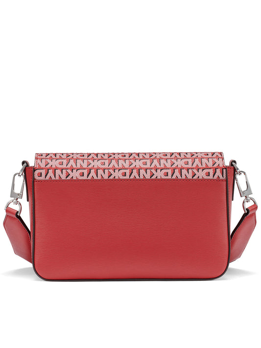 DKNY Women Red Logo Cross Body Bag
