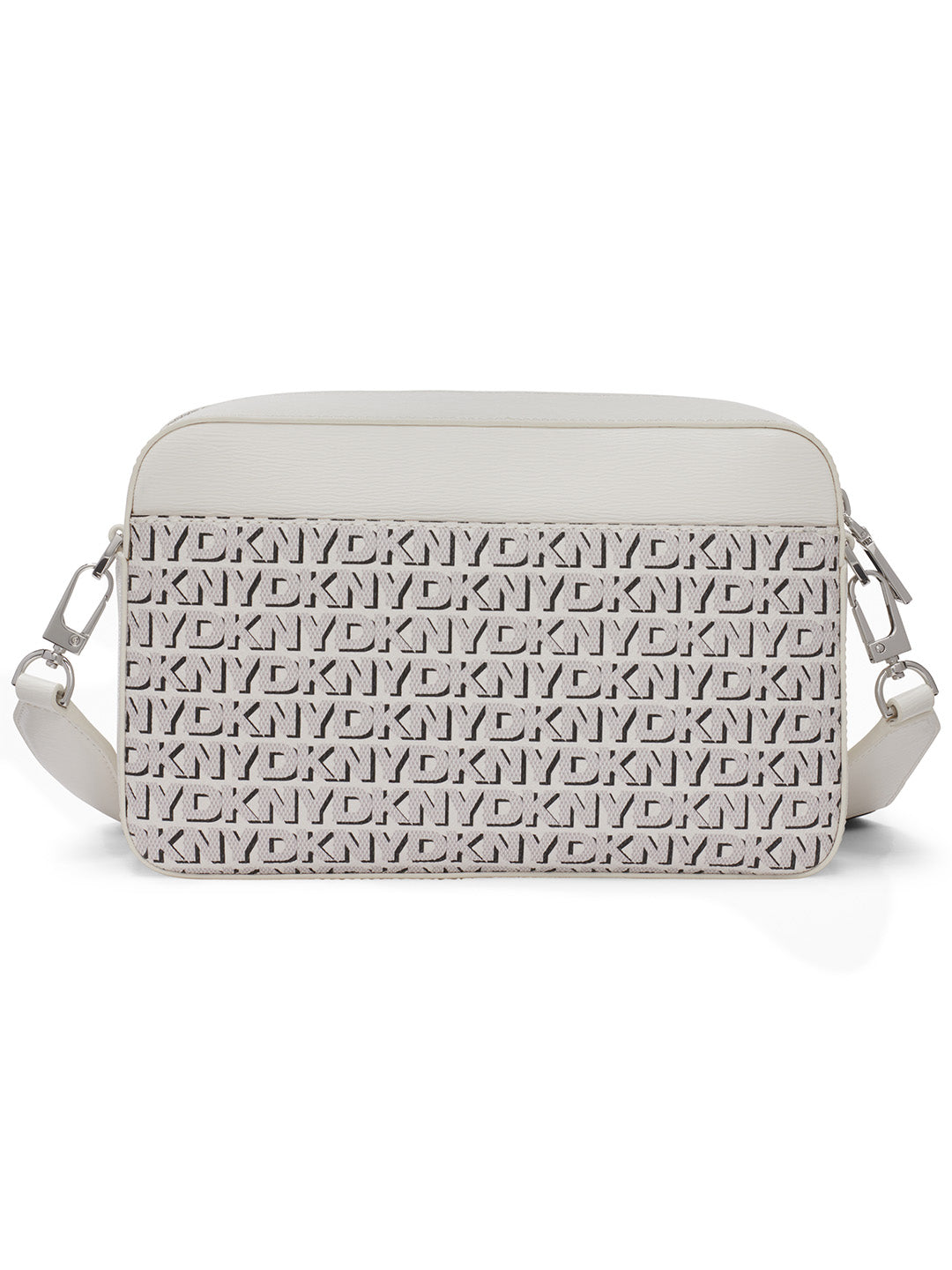 DKNY Women White Logo Cross Body Bag