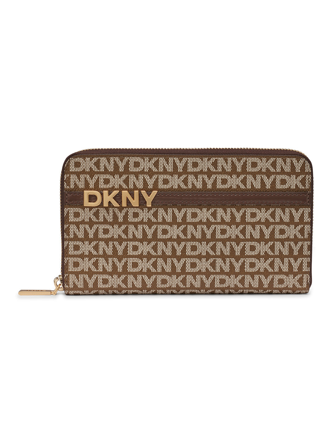 DKNY Women Brown Logo Wallet
