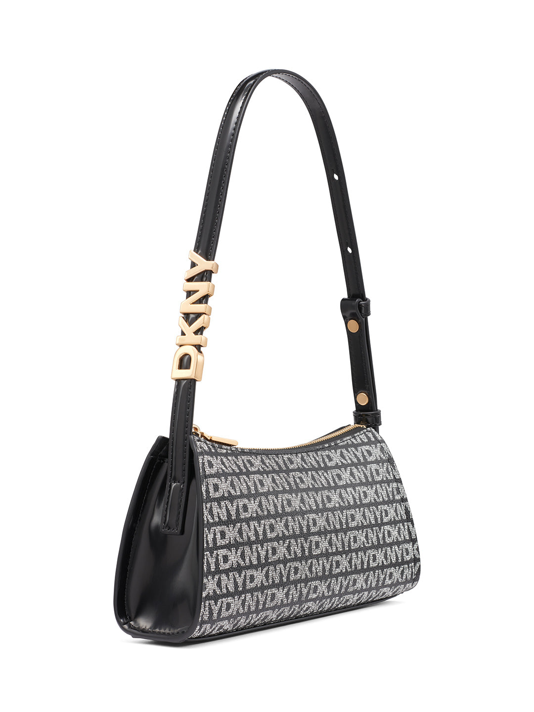 DKNY Women Black Logo Shoulder Bag