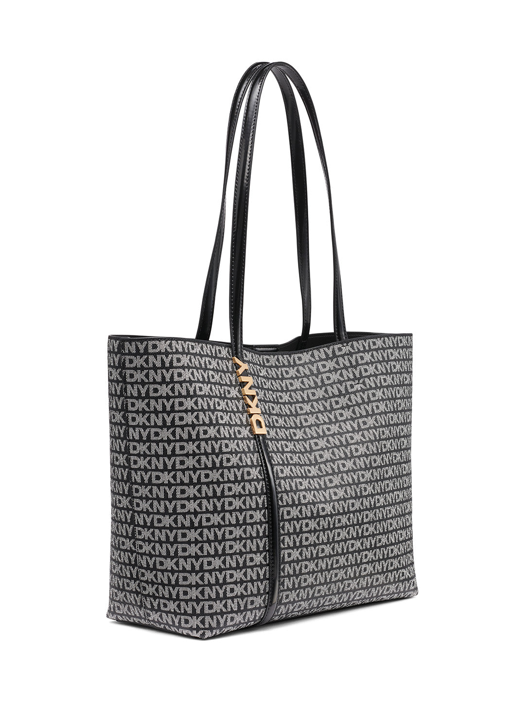 DKNY Women Black Logo Tote