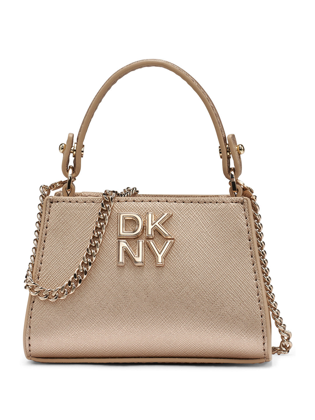 DKNY Women Gold Satchel