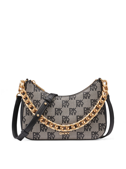 DKNY Women Black Logo Cross Body Bag