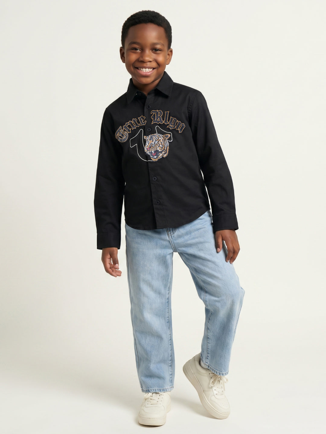 True Religion Boys Black Shirt