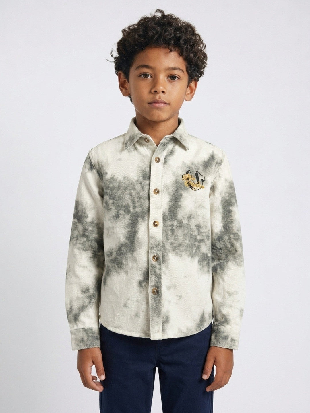 True Religion Multi Cotton Printed Boys Shirt
